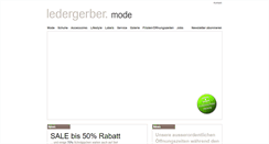 Desktop Screenshot of ledergerber-mode.ch